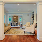 White rug living room White rug living room