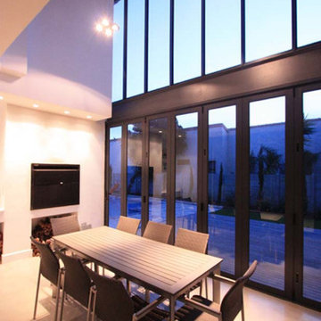 Double Volume Covered Patio