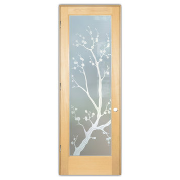 Interior Prehung Door or Interior Slab Door - Cherry Blossom - Maple - 30" x...