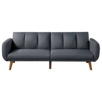 Modern Adjustable Sofa, Blue Grey