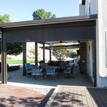 Motorized Power Screens Sun Control Patio