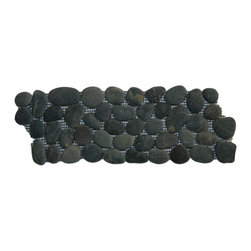 CNK Tile - Natural stone tiles for walls, floors, showers &ndash; hand-sorted charcoal - Accent Trim And Border Tile