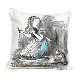 Kuchi Kuu - Alice And The Kitties, 18x18 - Decorative Pillows