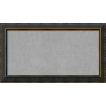 Framed Magnetic Board, Signore Bronze Wood, 36x20