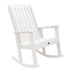 Highwood - Lehigh Outdoor Rocking Chair, White - Outdoor Rocking Chairs