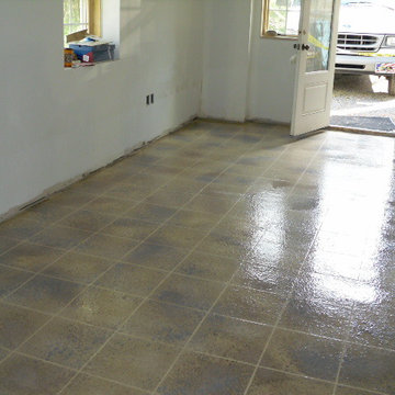 Spray Texture Concrete Overlay