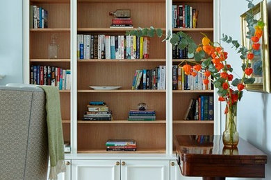 Living Room Bookcase & media cabinet