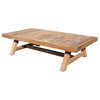 Recycled Teak Wood Coffee Table - 55" x 30"