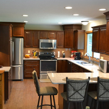 Modern Kitchen Update Done in Maple