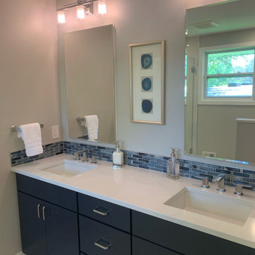 Second Level Modern En Suite Primary Bedroom & Bath and Hall Bath Renovation