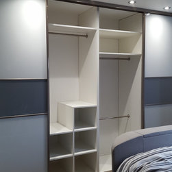 High gloss sliding door wardrobe - Wardrobes and Armoires