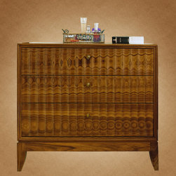 Metaphor | Chest of Drawers with Fluting in Wood - Dressers