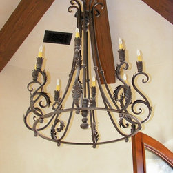 CH-214 Hand Made Iron Chandelier - Chandeliers