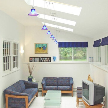 Urban inspired sunroom addition in Lexington, MA