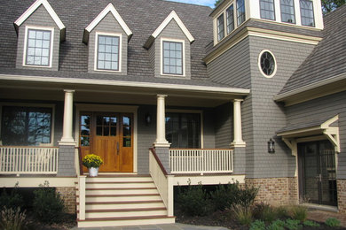 Traditional exterior home idea in New York