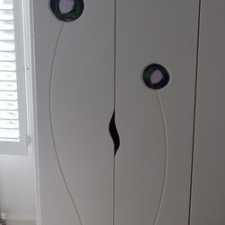 Wardrobe with stained glass - Armoires And Wardrobes