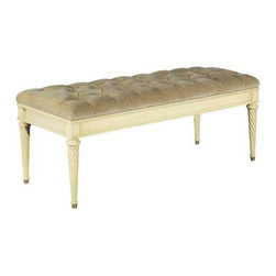 Hickory Chair Ottomans and Benches - Indoor Benches