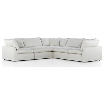 Stevie Anders Ivory 5-Piece Sectional