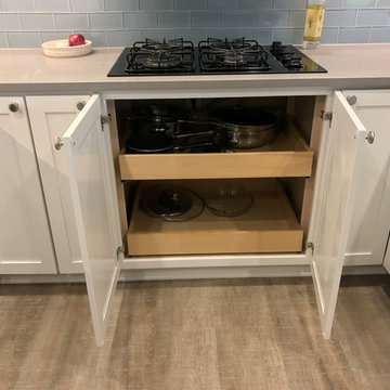 Geneseo Kitchen Remodel Dura Supreme Homestead Painted White MSI Quartz