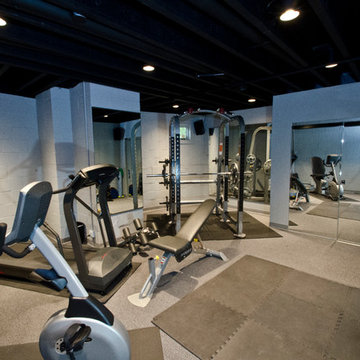 Lake Home Home Gym Renovation - Delafield