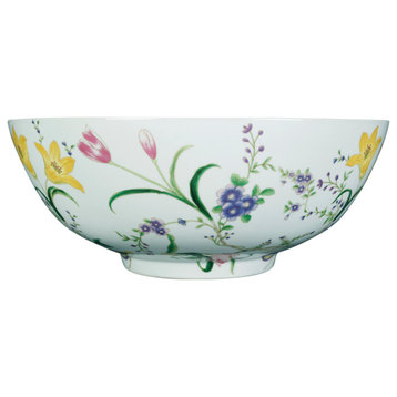 Birds and Flowers 14" Bowl