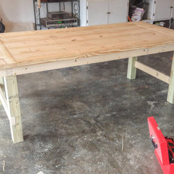 Farmhouse Table Build - Dining Tables