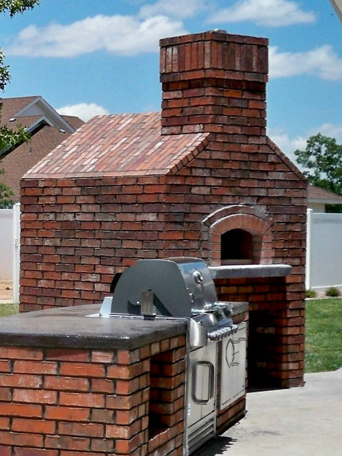 outdoor gable roof wood fired pizza ovens