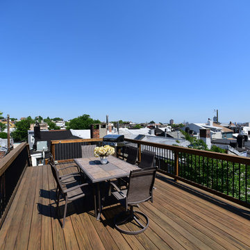 Hardwood Rooftop Deck in Fells Point