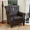 GDF Studio Barron Leather Club Chair