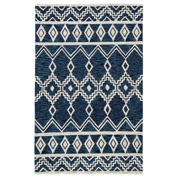 Safavieh Abstract Collection, ABT851 Rug, Navy/Ivory, 3'x5'