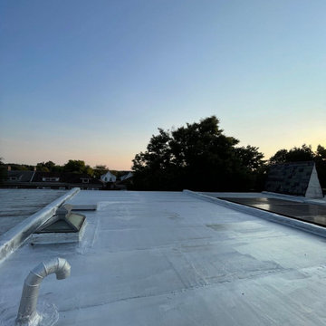 Flat Roof installation with Rubber 160
