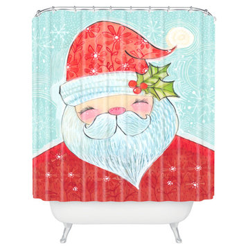 Deny Designs Cori Dantini Sweet Santa Shower Curtain