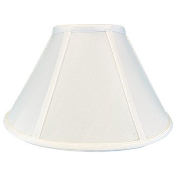 Royal Designs Coolie Empire Lamp Shade, White, 6x16x10, Set of 2