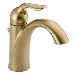 Delta Lahara&reg; Single Handle Centerset Lavatory Faucet - Bathroom Sink Faucets