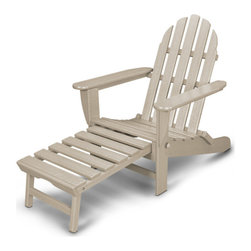 Polywood - Ivy Terrace Classics Ultimate Adirondack Chair, Sand - Adirondack Chairs
