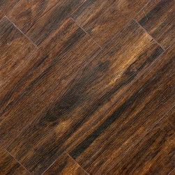 Botanica Teak Wood Plank Porcelain - Wall And Floor Tile