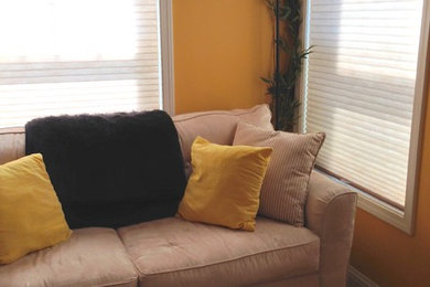 Inspiration for a modern family room remodel in Atlanta