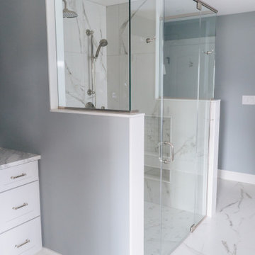 Pennsburg Transitional Master Bath, Closet & Interior Renovation