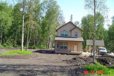 Example of a classic exterior home design in Other