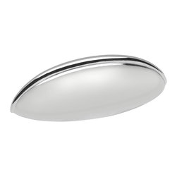 Cosmas - Cosmas 1399CH Polished Chrome 2-1/2&rdquo; CTC (64mm) Cabinet Cup Pull [5-PACK] - Cabinet And Drawer Handle Pulls