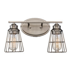 Solution 2-Light Vanity Bar, Brushed Nickel