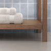 Adal Bathroom Vanity, Single Sink, 55", Weathered Brown Finish, Freestanding