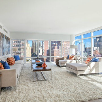 NYC Living/Family/Den Rooms by Designed to Appeal