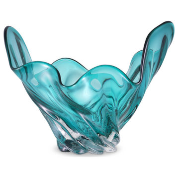 Turquoise Hand-Blown Bowl | Eichholtz Ace