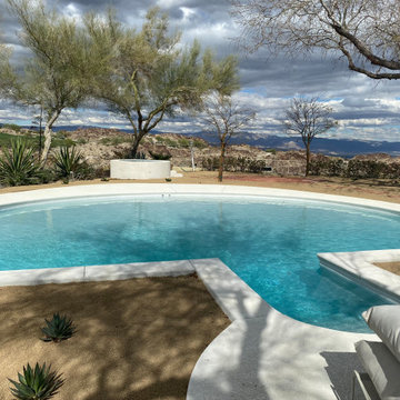 New custom pool/spa in Cahuilla Hills Palm Desert