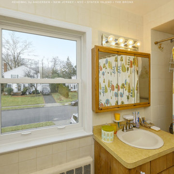 Retro Bathroom with New Window - Renewal by Andersen NJ / NYC