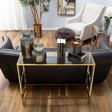 Modern Console Tables with Lucite