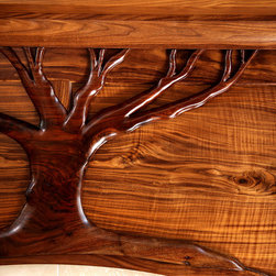 WALNUT FIREPLACE MANTEL - Fireplace Mantels