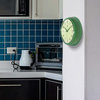 Infinity Instruments Retro Kitchen Vintage 50s Wall Clock, Green