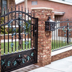 Wrought Iron Flowers. - Home Fencing And Gates